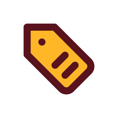 Herhangi Bir Amaç İçin Dolu Biçimli Etiket Simgesi Vektör ResmiComment