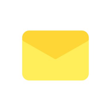 E- posta Simgesi Vektör Resimlendirmesi Herhangi Bir Amaç İçin Düz Biçim