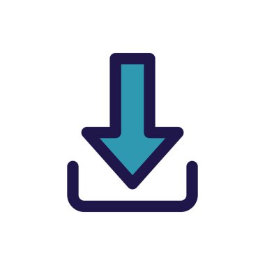 Herhangi Bir Amaç İçin Dolu Biçimli Simge Vektör İllüstrasyonu İndir