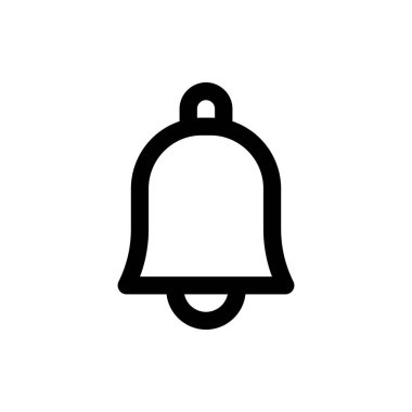 Herhangi Bir Amaç İçin Satır Biçiminde Bildirim Simgesi Vektörü İllüstrasyonu