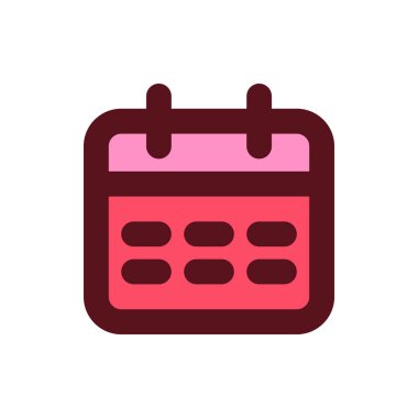 Herhangi Bir Amaç İçin Dolu Biçimli Simge Vektör İllüstrasyonu