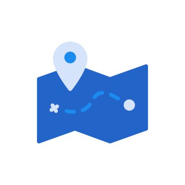 Herhangi Bir Amaç İçin Düz Biçimli Simge Vektör Resmini Haritala