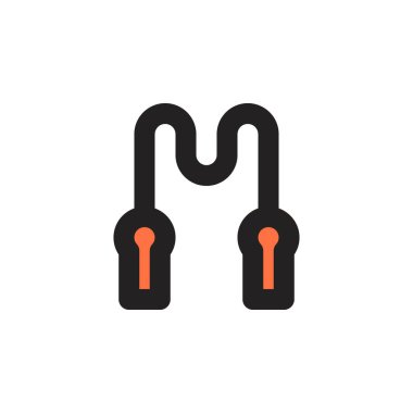 Herhangi Bir Amaç İçin Dolu Biçim Simge Vektör Resmini Atlıyor