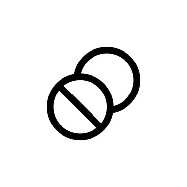 Herhangi Bir Amaç İçin Satır Biçiminde Uyuşturucu Simgesi Vektör İllüstrasyonu