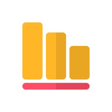 Herhangi Bir Amaç İçin Düz Biçimli Kayıp Simge Vektör İllüstrasyonu