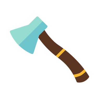 Her Amaç İçin Düz Biçimli Bıçak Simgesi Vektör İllüstrasyonu