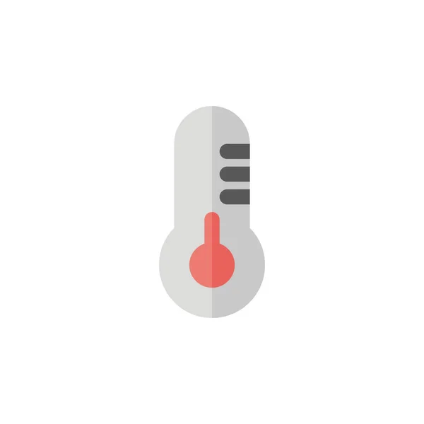 Thermometer Icon Vector Illustration Flat Style Any Purpose — Stock Vector