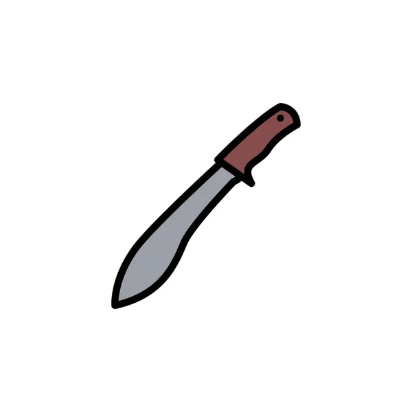 Knife Icon Vector Illustration Flat Style Any Purpose — 스톡 벡터