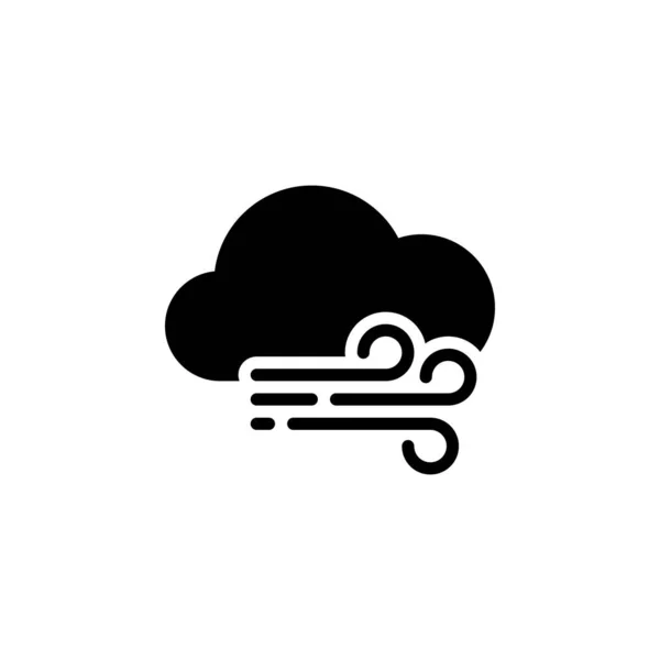 Cloud Icon Vector Illustration Glyph Style Any Purpose — Stock Vector