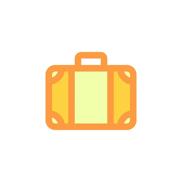 Suitcase Icon Icon Vector Illustration Filled Style Any Purpose — стоковый вектор