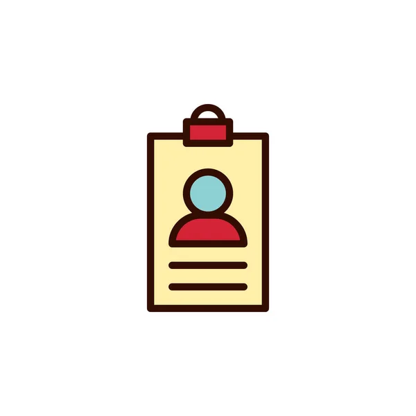 Student Card Icon Vector Illustration in Flat Style for Any Purpose