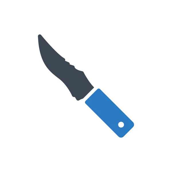 Knife Icon Vector Illustration Line Style Any Purpose — Stock Vector