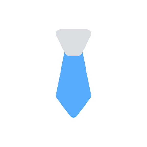 Tie Icon Vector Illustratie Platte Stijl Voor Elk Doel — Stockvector