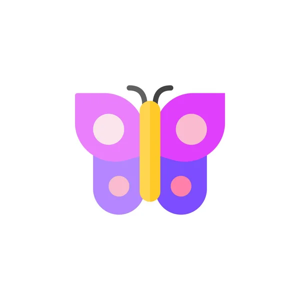 Butterfly Icon Vector Illustration Flat Style Any Purpose — Stock Vector