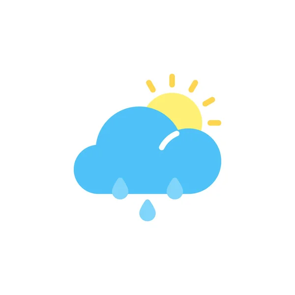 Cloud Icon Vector Illustration Flat Style Any Purpose — Stock Vector