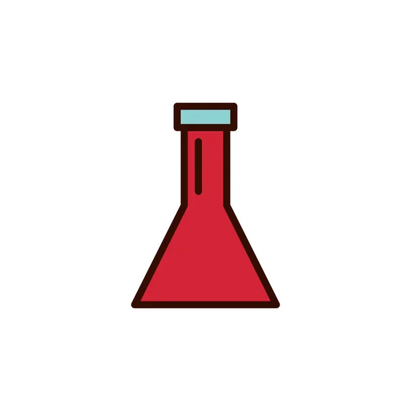 Ilustração Química Vetor Ícone Estilo Liso Para Toda Finalidade — Vetor de Stock