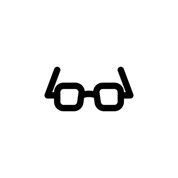 Glasögon Ikonen Vektor Illustration Linje Stil För Alla Ändamål — Stock vektor