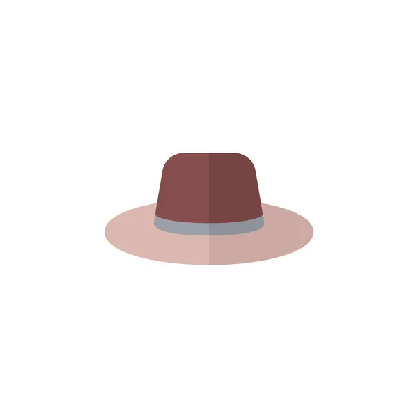 Icono Del Sombrero Ilustración Vectorial Estilo Plano Para Cualquier Propósito — Vector de stock