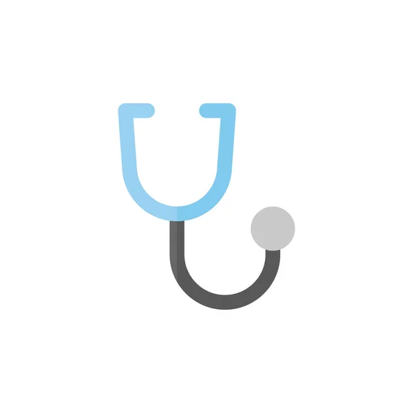 Stethoskop Icon Vector Illustration Flachen Stil Für Jeden Zweck — Stockvektor