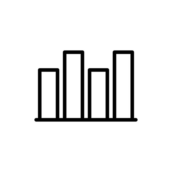 Herhangi Bir Amaç Çin Satır Biçiminde Grafik Simgesi Vektörü Llüstrasyonu — Stok Vektör