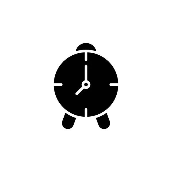 Icono Del Reloj Ilustración Vectorial Estilo Glifo Para Cualquier Propósito — Vector de stock