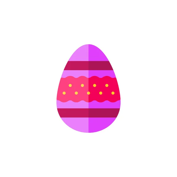 Easter Egg Icon Vector Illustration Flat Style Any Purpose — Stock Vector