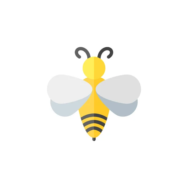 Bee Icon Vector Illustration Flat Style Any Purpose — Stock Vector