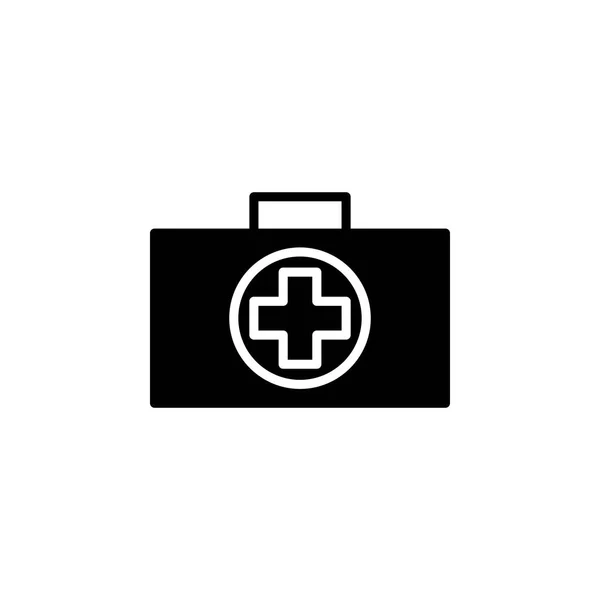 Erste Box Icon Vector Illustration Glyph Stil Für Jeden Zweck — Stockvektor