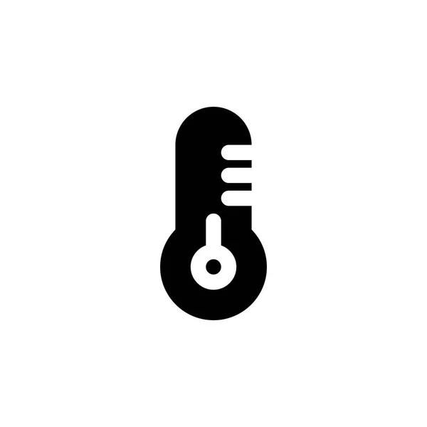 Thermometer Pictogram Vectorillustratie Glyph Stijl Voor Elk Doel — Stockvector