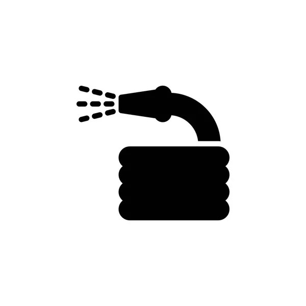 Hosepipe Icon Vector Illustration Glyph Style Any Purpose — Stock Vector
