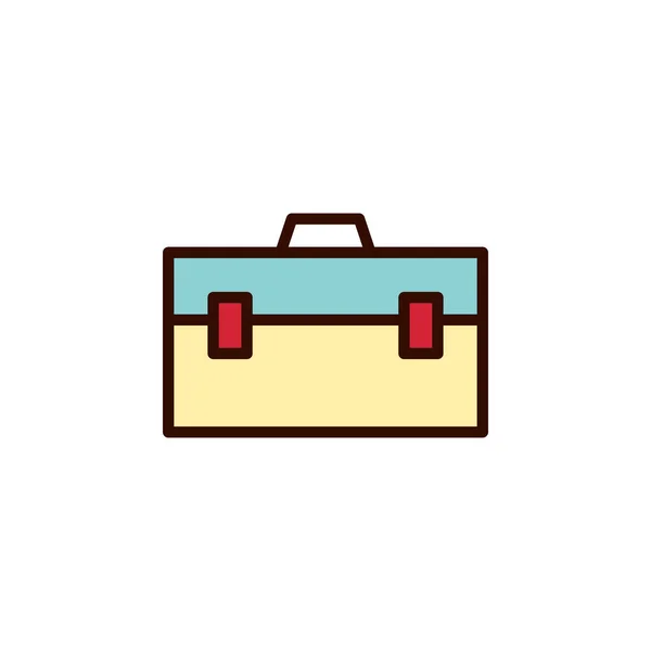 Office Bag Icon Vector Illustration Flat Style Any Purpose — Stock Vector