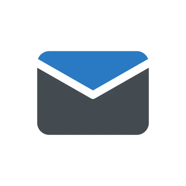 Mail Icon Vektor Illustration Glyph Stil Für Jeden Zweck — Stockvektor