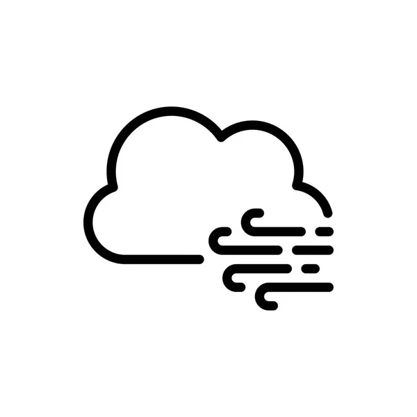 Cloud Icon Vector Illustration Line Style Any Purpose — Stock Vector