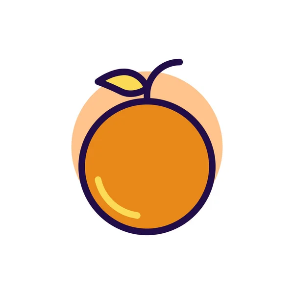 Icono Naranja Vector Ilustración Estilo Lleno Para Cualquier Propósito — Archivo Imágenes Vectoriales