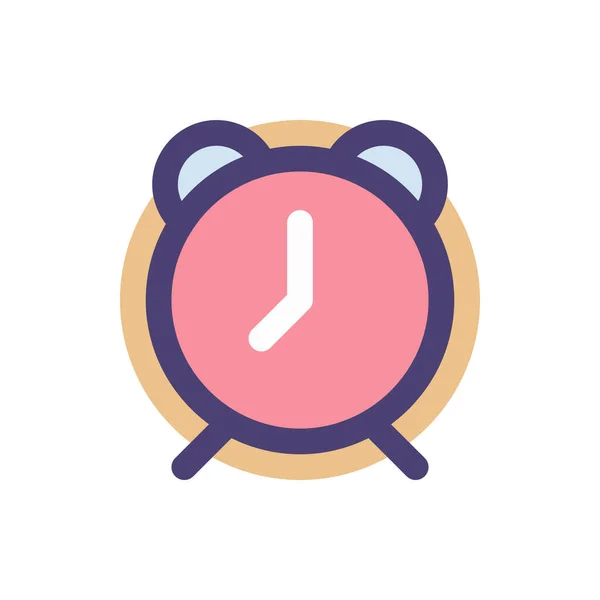 Icono Del Reloj Ilustración Vectorial Estilo Lleno Para Cualquier Propósito — Vector de stock