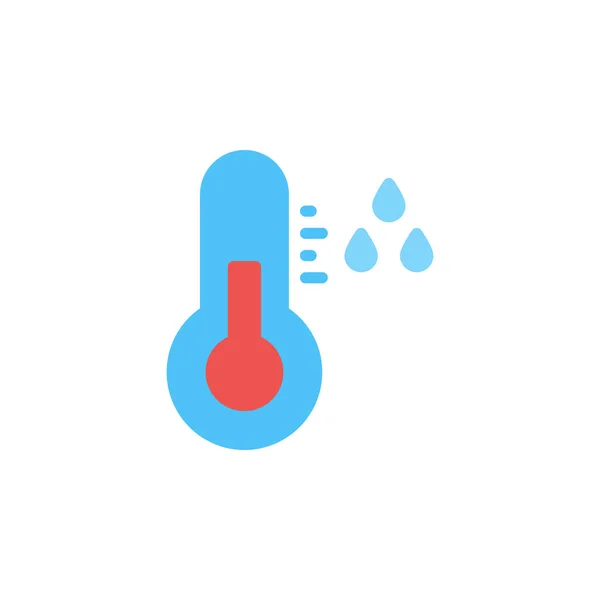 Thermometer Icon Vector Illustration Flachen Stil Für Jeden Zweck — Stockvektor