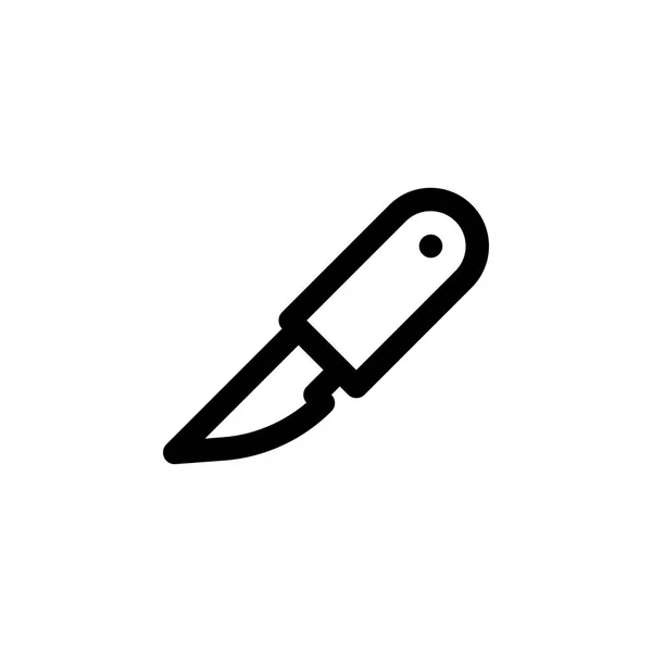 Herhangi Bir Amaç İçin Satır Biçiminde Neşter Simgesi Vektör İllüstrasyonu