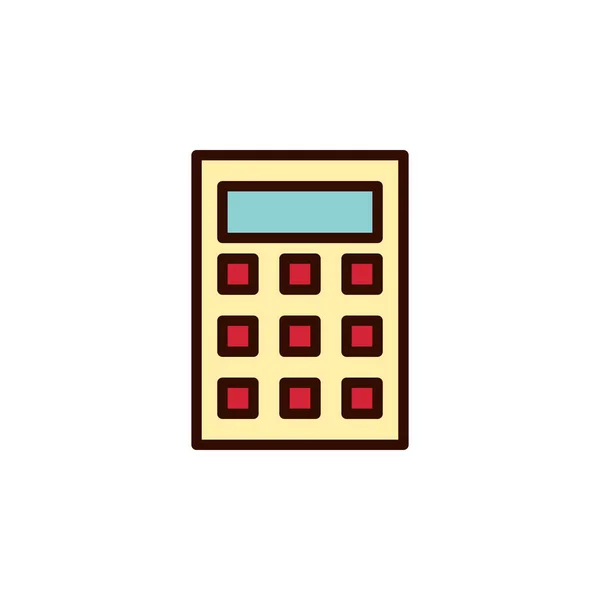 Calculadora Icono Vector Ilustración Estilo Plano Para Cualquier Propósito — Archivo Imágenes Vectoriales