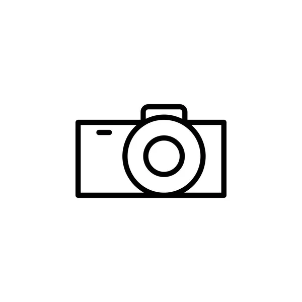 Camera Icon Vector Illustratie Lijn Stijl Voor Elk Doel — Stockvector