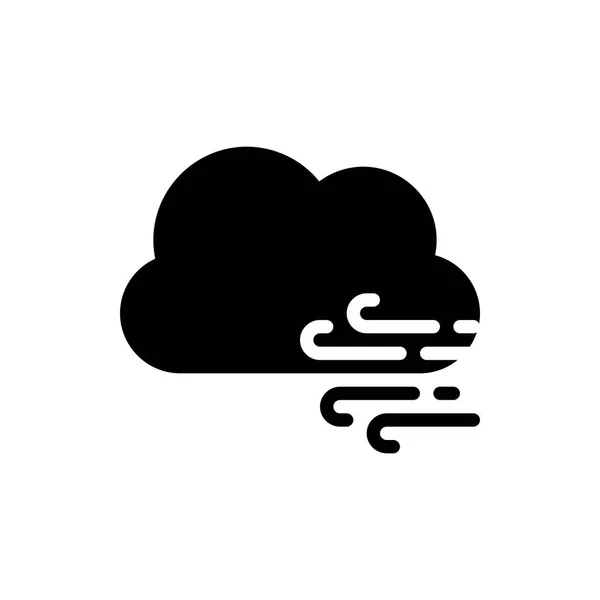 Ikona Cloudu Vektorová Ilustrace Stylu Glyfu Pro Libovolný Účel — Stockový vektor