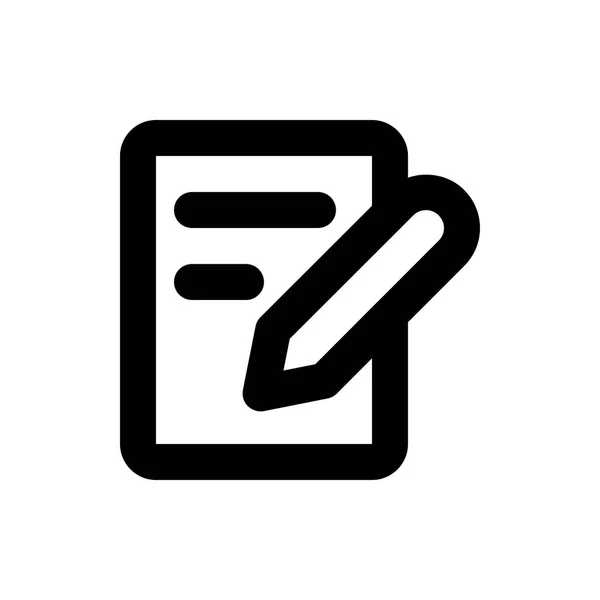 Herhangi Bir Amaç İçin Satır Biçiminde Kontrol Listesi Simgesi Vektör Resimleri