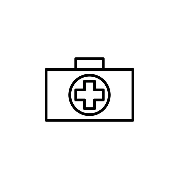 Erste Box Icon Vector Illustration Linienstil Für Jeden Zweck — Stockvektor