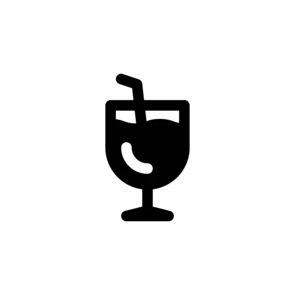 Trinken Icon Vector Illustration Glyph Stil Für Jeden Zweck — Stockvektor