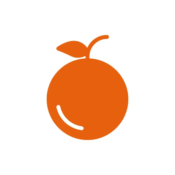 Orange Icon Vector Illustration Glyph Stil Für Jeden Zweck — Stockvektor