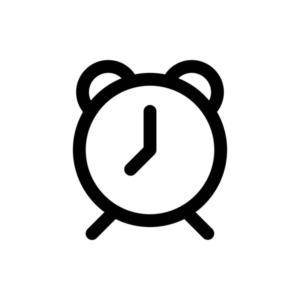 Illustration Vectorielle Icône Horloge Dans Style Ligne Pour Importe Quel — Image vectorielle