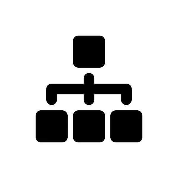 Herhangi Bir Amaç İçin Glyph Biçiminde Grup Simgesi İllüstrasyonu
