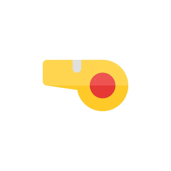 Whistle Icon Vector Illustration Flachen Stil Für Jeden Zweck — Stockvektor