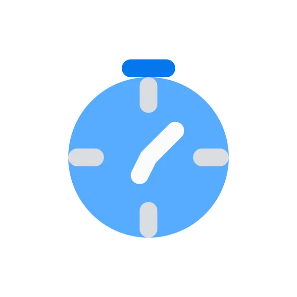 Uhr Icon Vector Illustration Flachen Stil Für Jeden Zweck — Stockvektor