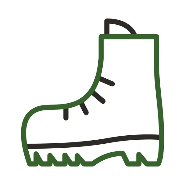 Boot Icon Vector Illustration Line Style Any Purpose — Stock Vector