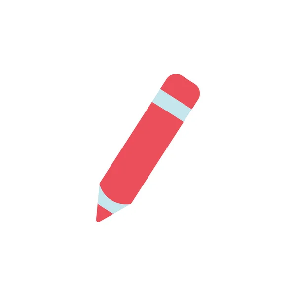 Bleistift Icon Vektor Illustration Flachen Stil Für Jeden Zweck — Stockvektor